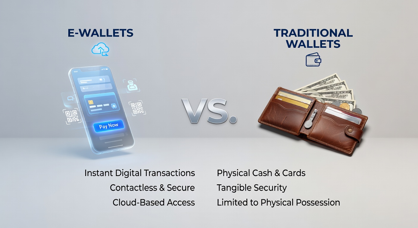 Comparative chart showing transaction speeds, fees, and security ratings for e-wallets versus bank transfers in online gambling contexts