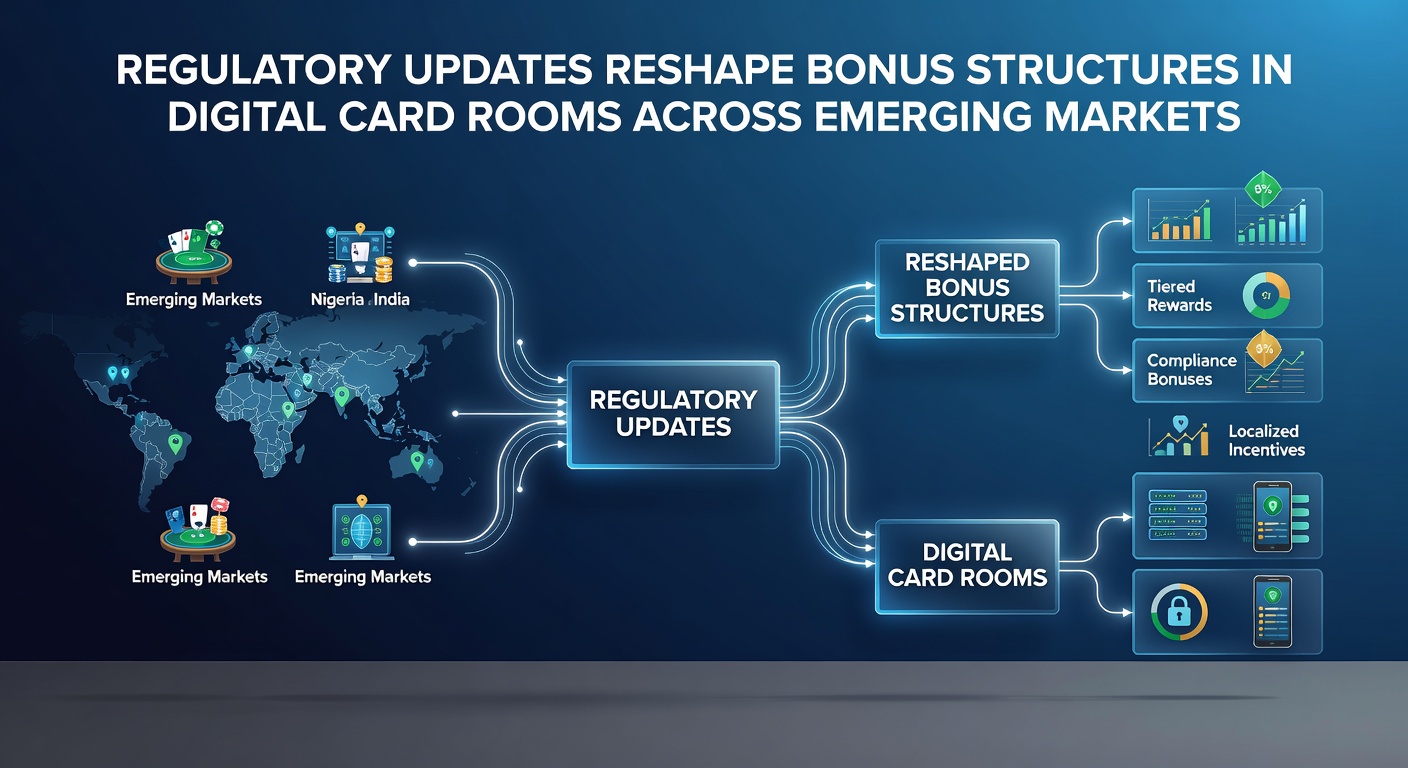 Regulatory frameworks influencing bonus designs in emerging market digital card rooms