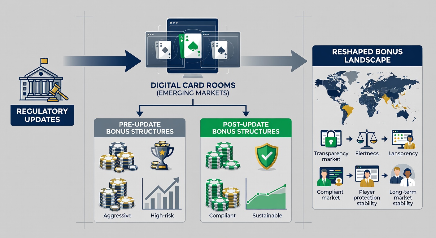 Platform interfaces showing revised bonus terms after regulatory updates