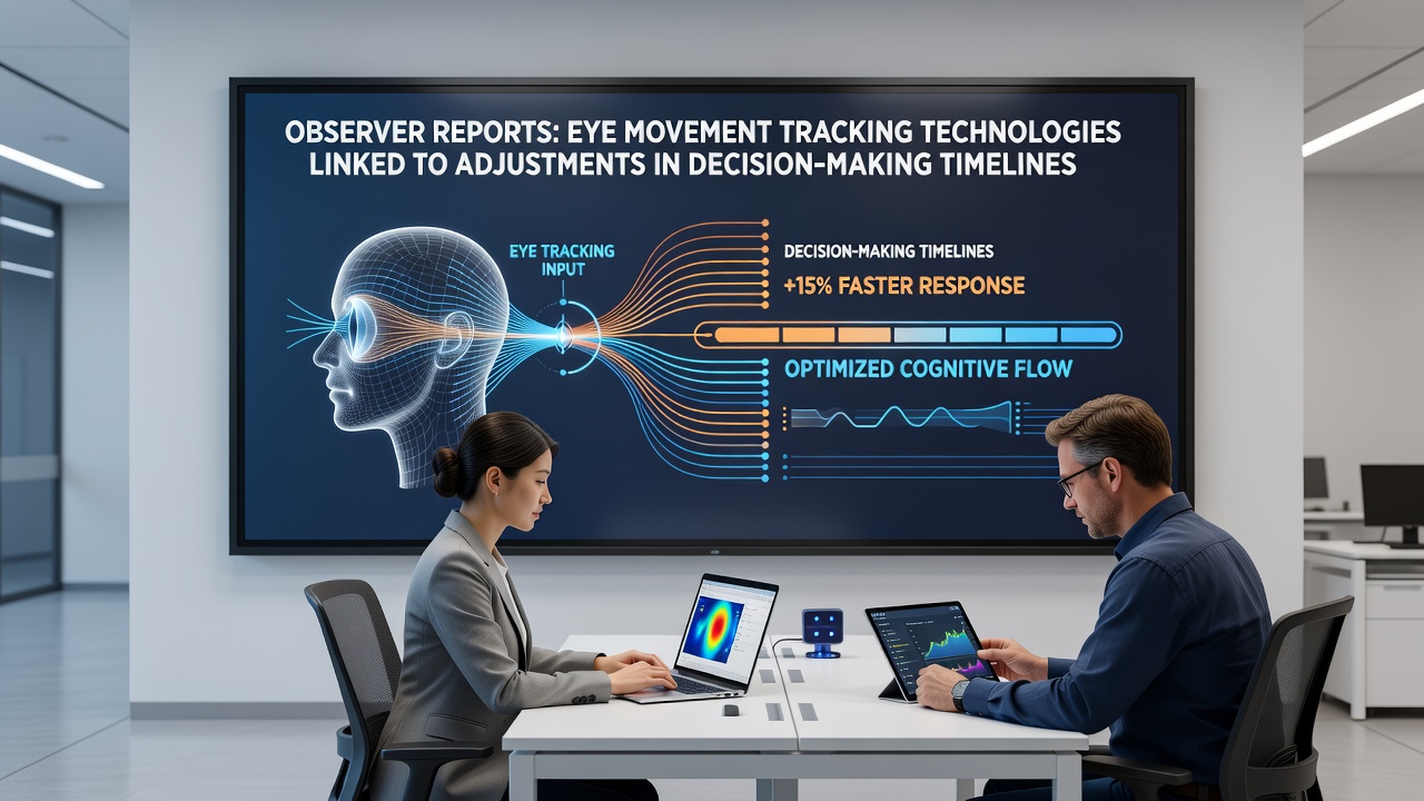 Analytics dashboard displaying decision timeline adjustments correlated with eye movement data in online blackjack